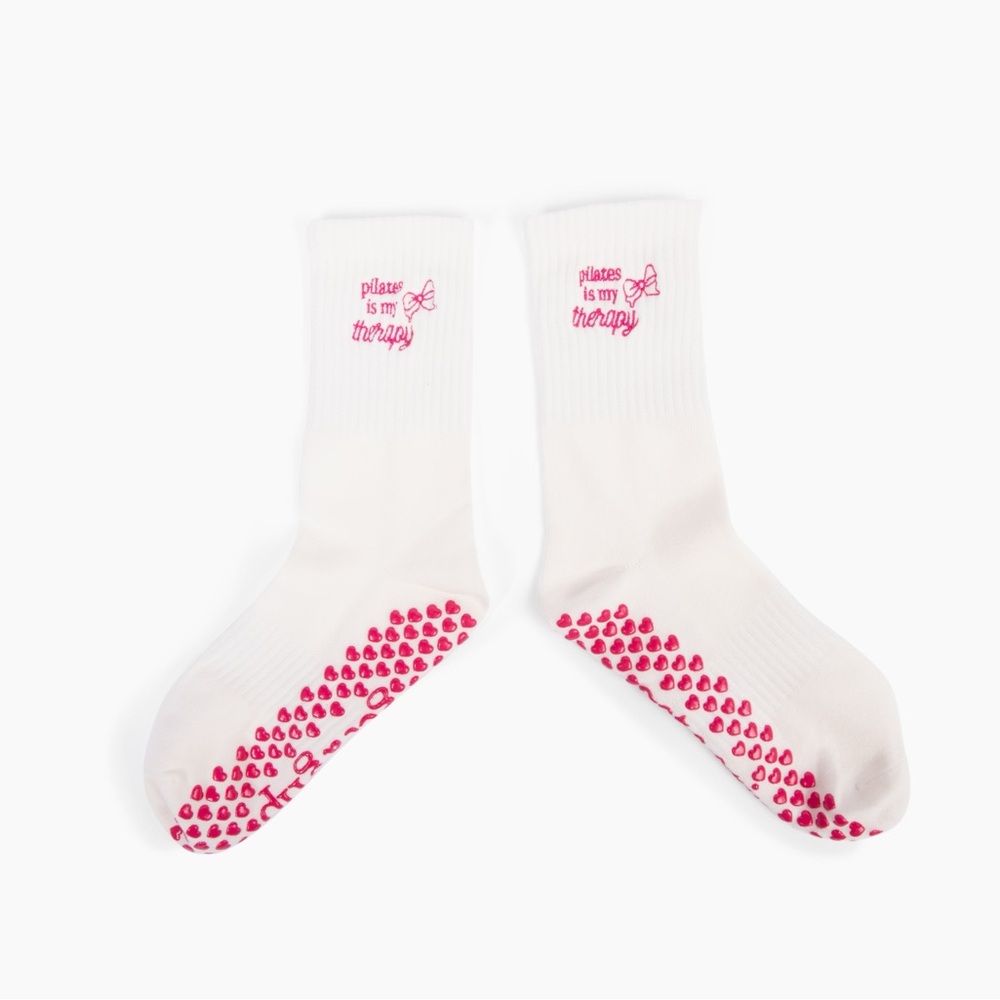 Get a Grip Pilates/Barre Grippy Socks – Pink – Brand New
